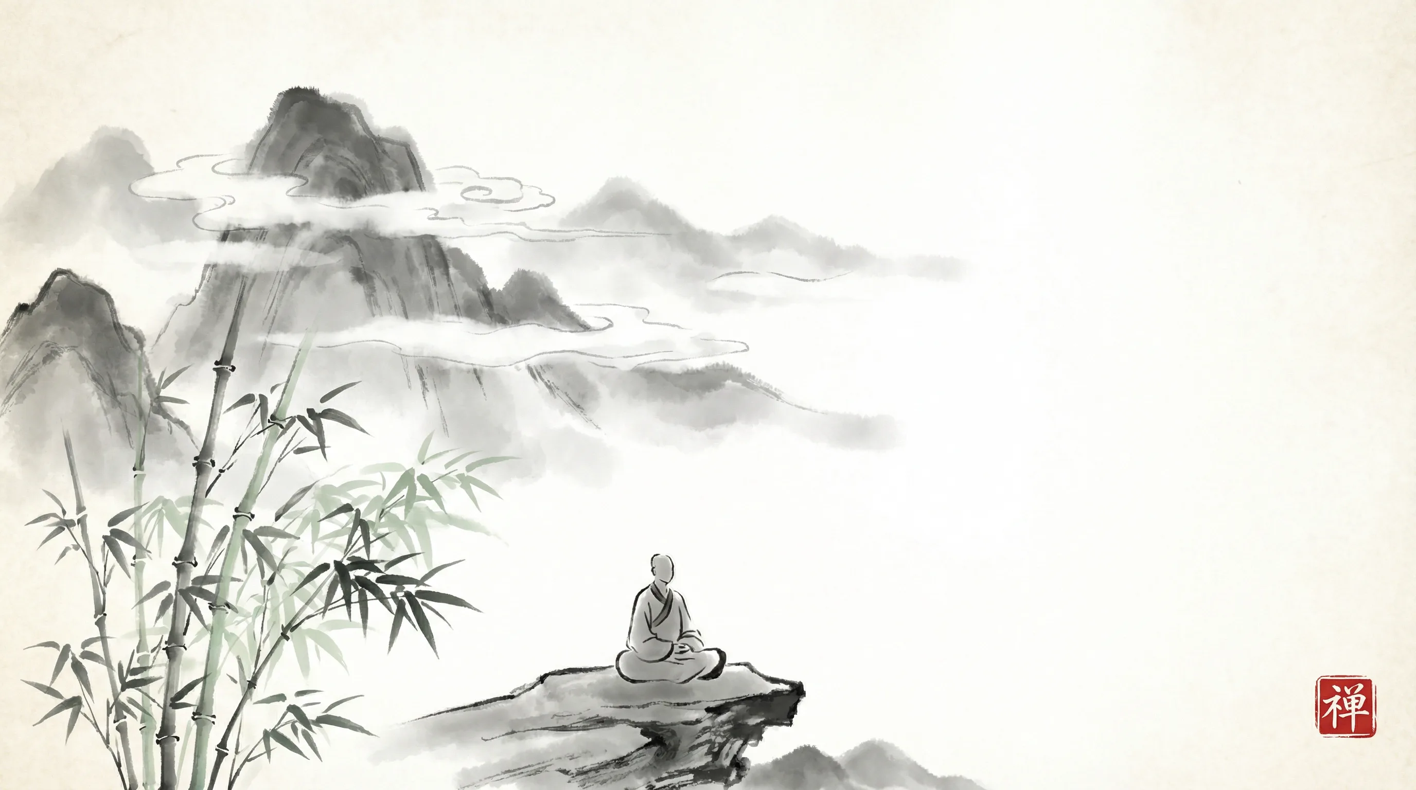 哈希官网官网 书斋水墨山水全景